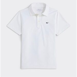 Vineyard Vines Boys White Polo Shirt Size XL